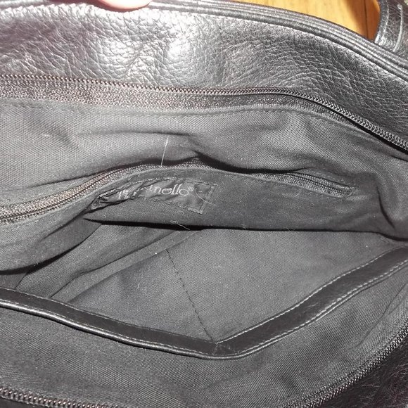 Black leather Satchel - Picture 6 of 7